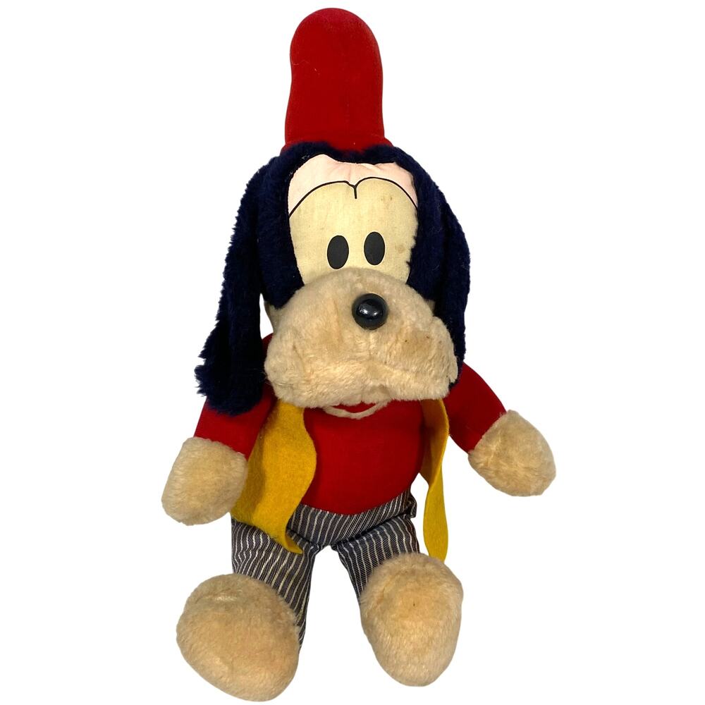 Vintage 1970S Knickerbocker Disney Goofy Plush Toy Plush Stuffed Animal 15"